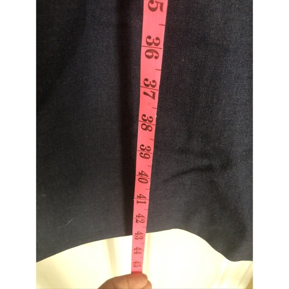 VTG US Air Force USAF Military Blue 100% Wool Trench  OVERCOAT 33S 8405-939-7804 - Picture 9 of 11